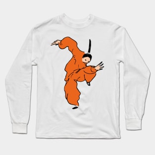 Kungfu monk Long Sleeve T-Shirt